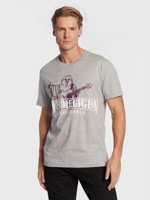 Marškinėliai True Religion pilka