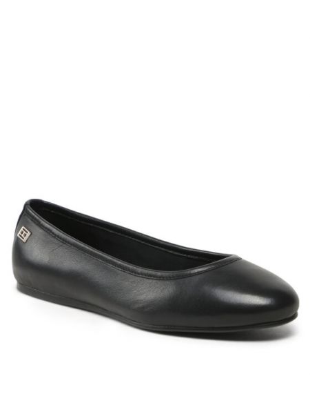 Balerina cipők Tommy Hilfiger fekete