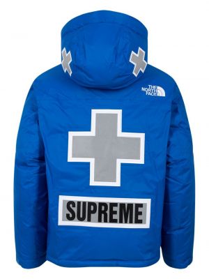 Péřová bunda Supreme modrá