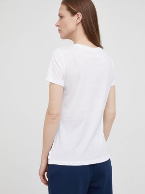 Koszulka bawełniana Armani Exchange biała