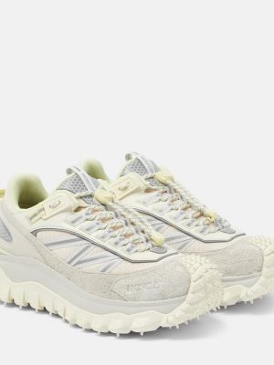 Δερμάτινα sneakers Moncler λευκό