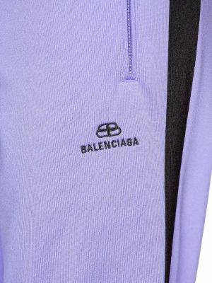 Спортивные штаны Balenciaga фиолетовые