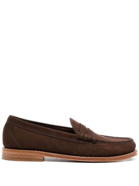 Pantofi loafer din nubuc G.h. Bass & Co maro