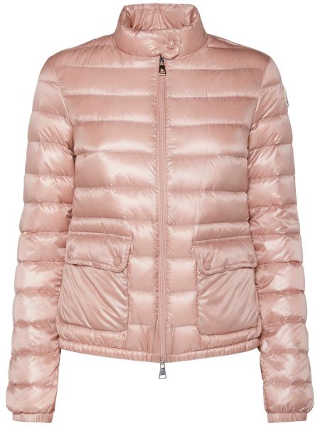 Dunjacka i nylon Moncler rosa