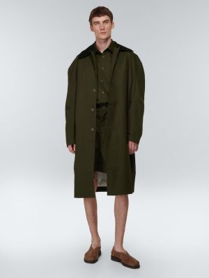 Bavlněný kabát King & Tuckfield zelený