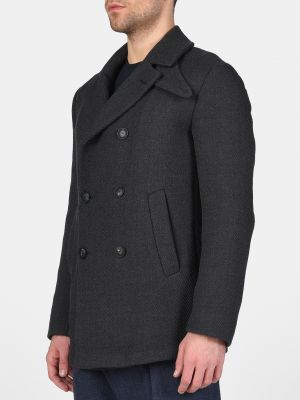 Пальто Emporio Armani сіре