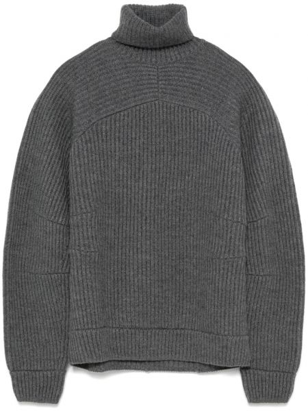 Lang sweater i uld Mordecai grå