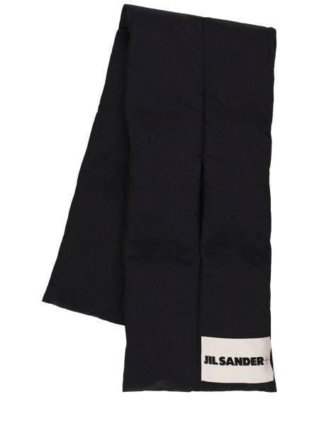 Dun skjerf Jil Sander svart