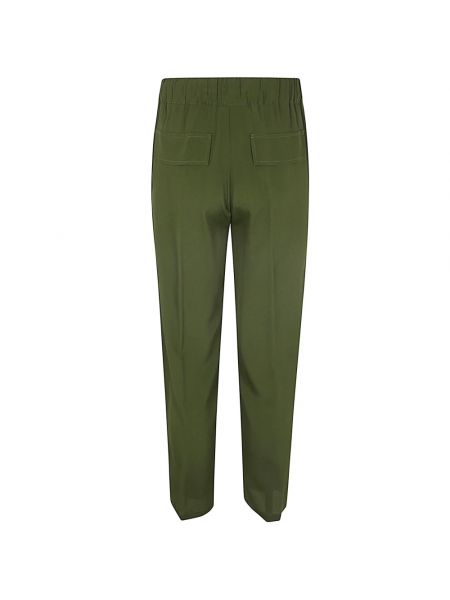 Pantalones rectos Semicouture verde