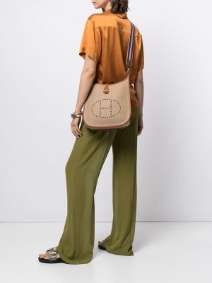 Bolsa de hombro Hermès marrón