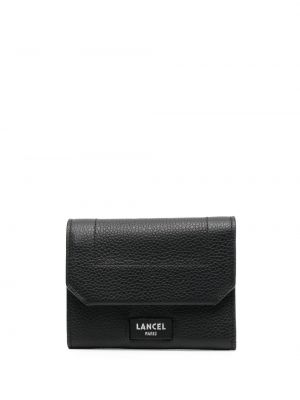 Usnjena denarnica Lancel črna