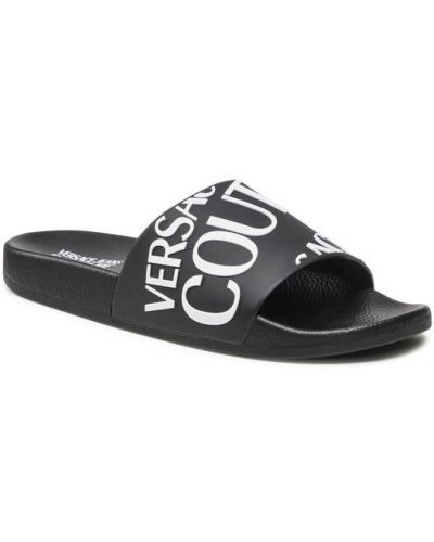 Versace Jeans Couture Papucs 72YA3SQ1 Fekete