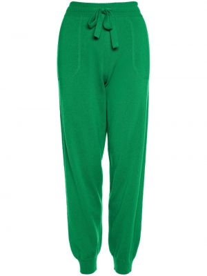 Πλεκτό παντελόνι με μοτίβο αστέρια Eres πράσινο