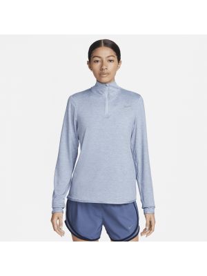 Lauf top mit reißverschluss Nike blau