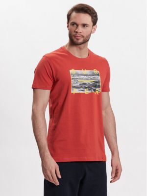 T-shirt Volcano arancione