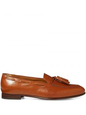 Pantofi loafer din piele Ralph Lauren Collection maro