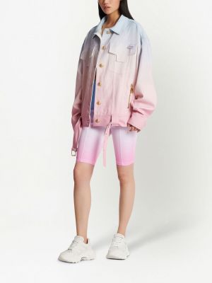 Jeansjacke mit farbverlauf Balmain