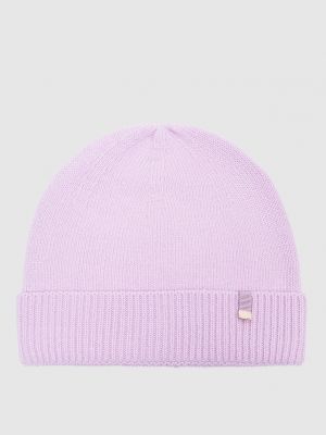 Вовняна шапка Herno фіолетова