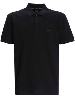 Poloshirt i bomuld Boss sort