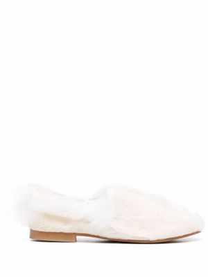 Loafers από τούλι Comme Des Garçons λευκό