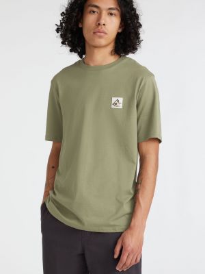 Зеленая футболка с принтом O`neill
