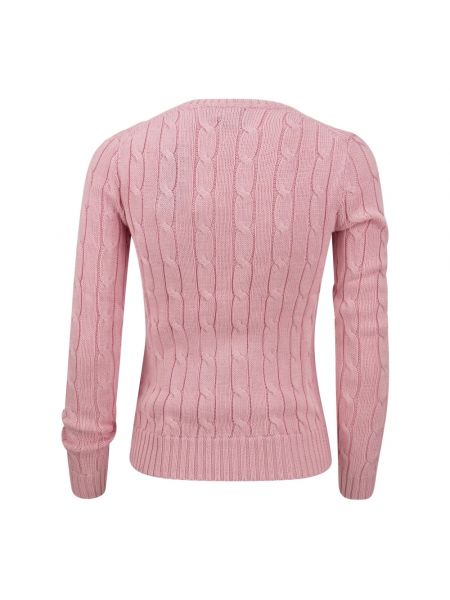 Strick slim fit poloshirt Ralph Lauren pink