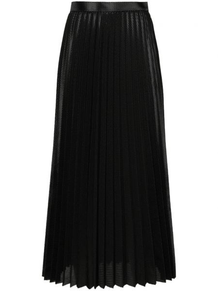 Plisovaný rozšírená sukňa Junya Watanabe čierna