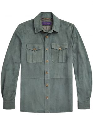 Zomšinė marškiniai Ralph Lauren Purple Label