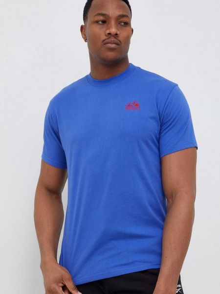 Меланж тениска с дълъг ръкав Marmot синьо