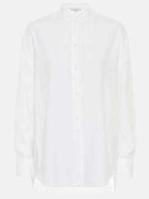 Camicia di cotone Vince bianco
