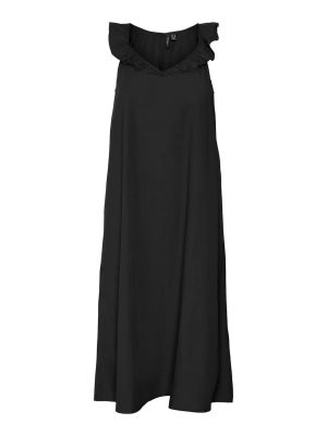 Μίντι φόρεμα Vero Moda μαύρο