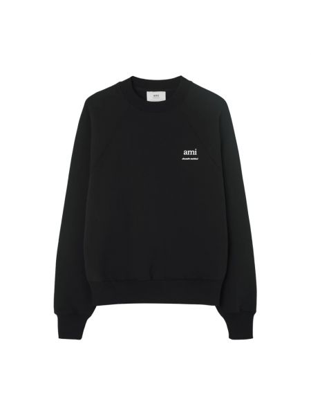 Jersey sweatshirt aus baumwoll Ami Paris schwarz