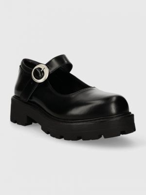 Kožne cipele bez pete Vagabond Shoemakers crna