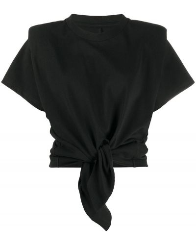 Camiseta con lazo Isabel Marant negro