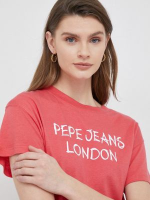 Pepe Jeans t-shirt Netty női,  - Piros