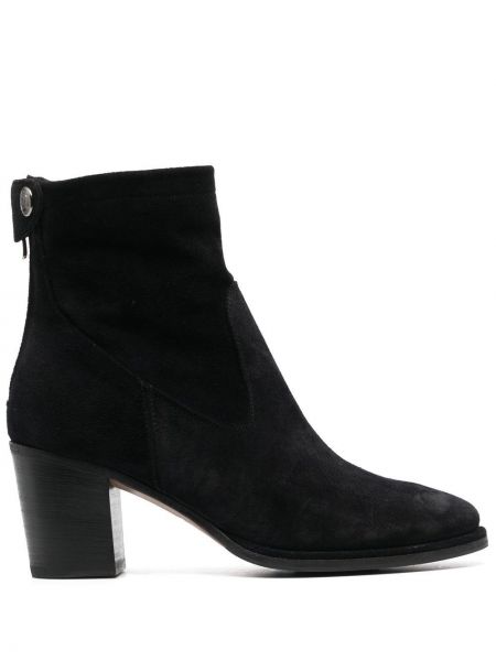 Ankle boots zamszowe Alberto Fasciani czarne