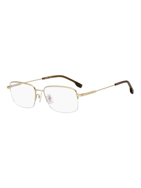 Okulary przeciwsłoneczne Hugo Boss złote