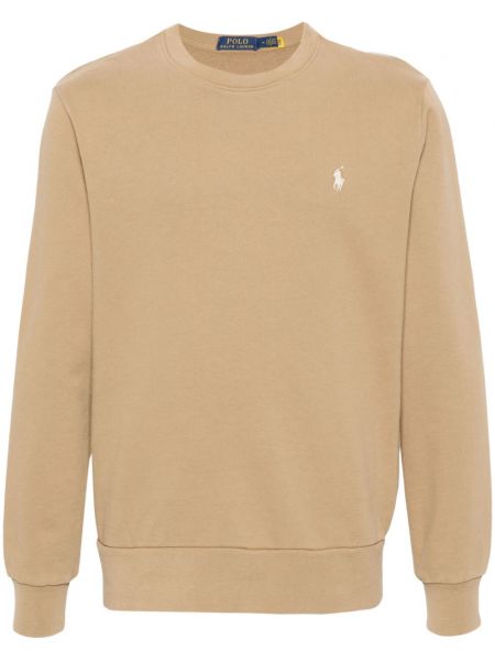 Mesh broderet trøje kort sweatshirt Polo Ralph Lauren