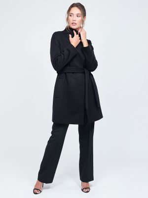 Abrigo de lana Calvin Klein negro