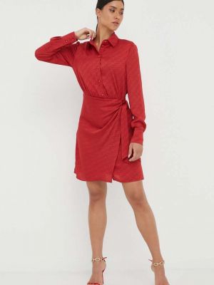 Uska mini haljina Guess crvena