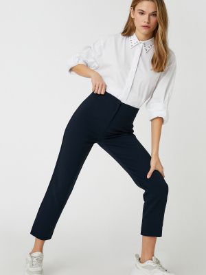 Klasické kalhoty s vysokým pasem Koton