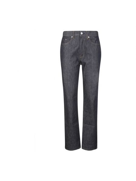 Niebieskie proste jeansy Helmut Lang