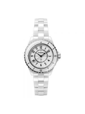 Biały zegarek Chanel