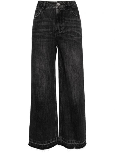 Frynser flared jeans B+ab sort