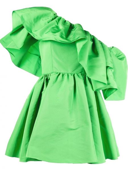Mini šaty Alexander Mcqueen zelené