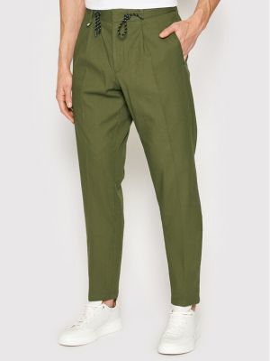 Chino панталони slim Boss зелено