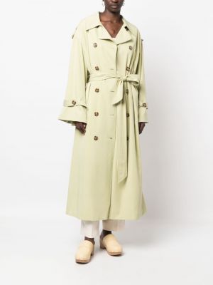 Kabát s knoflíky By Malene Birger zelený