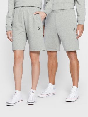 Pantaloncini sportivi Converse grigio