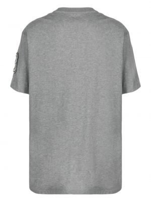 T-shirt aus baumwoll mit print Valentino Garavani grau