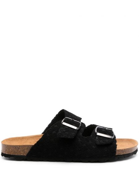 Remienkové sandále Mc2 Saint Barth čierna